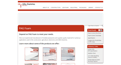 Desktop Screenshot of pagfoam.com